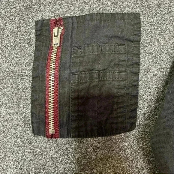 George Long  Sleeved Shirt Zippered Front Pocket Grey & Black Size Extra Large - Picture 3 of 16